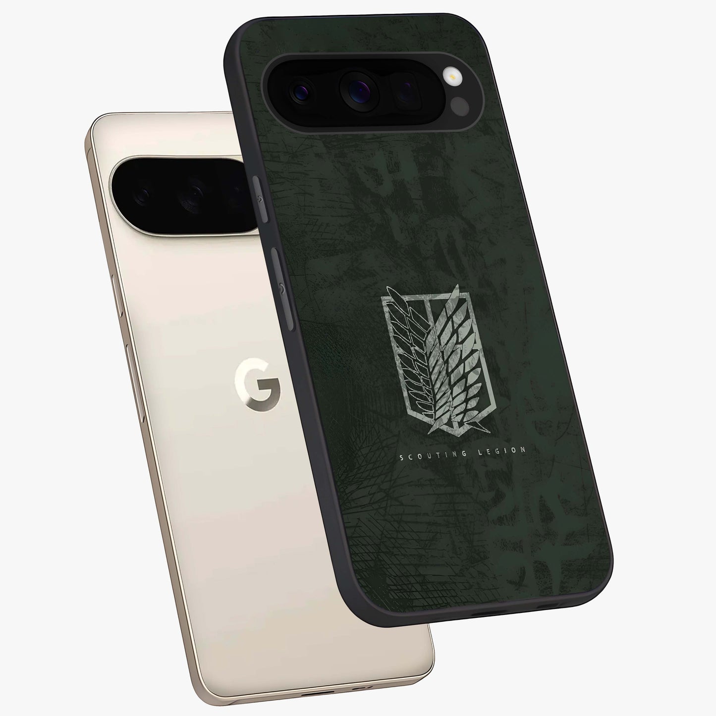 Wings Of Freedom Glass Case displayed in angled mockup highlighting graceful wing design with inspirational aesthetic.