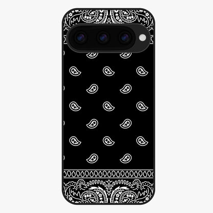 Retro Rebel Threads Glass Case showing flat back view with vintage street style artwork and glossy glass finish.