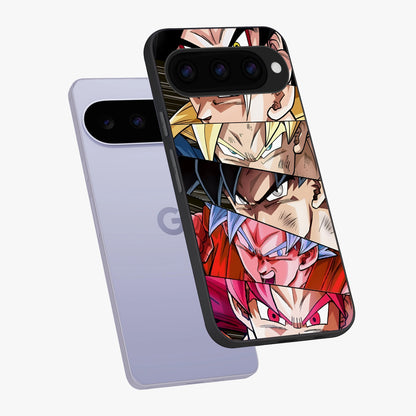 Anime Character Glass Case displayed in angled mockup highlighting colorful anime character illustration.