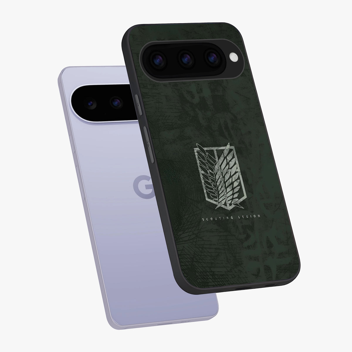 Wings Of Freedom Glass Case displayed in angled mockup highlighting graceful wing design with inspirational aesthetic.
