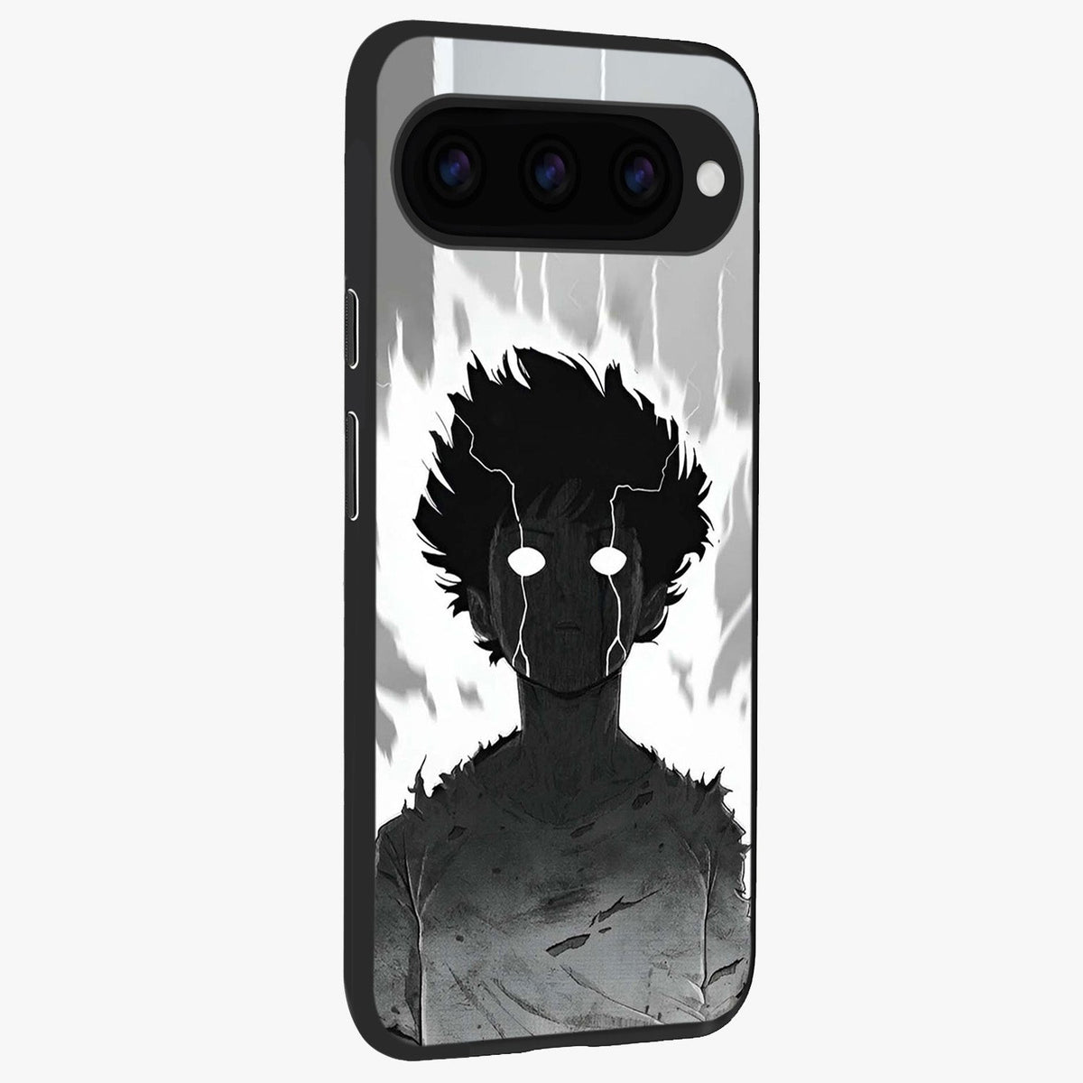 Awakened Inner Rage Glass Case upright view showcasing dramatic artwork with strong expressive aesthetic.