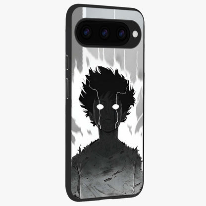 Awakened Inner Rage Glass Case upright view showcasing dramatic artwork with strong expressive aesthetic.