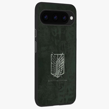 Wings Of Freedom Glass Case upright view showcasing powerful wings artwork with freedom themed design.