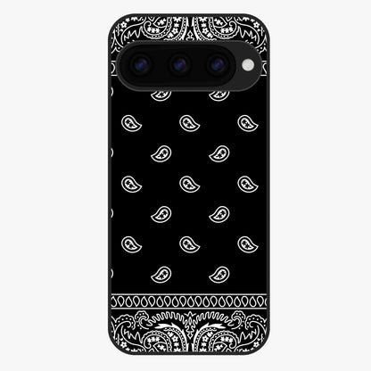 Retro Rebel Threads Glass Case showing flat back view with vintage street style artwork and glossy glass finish.