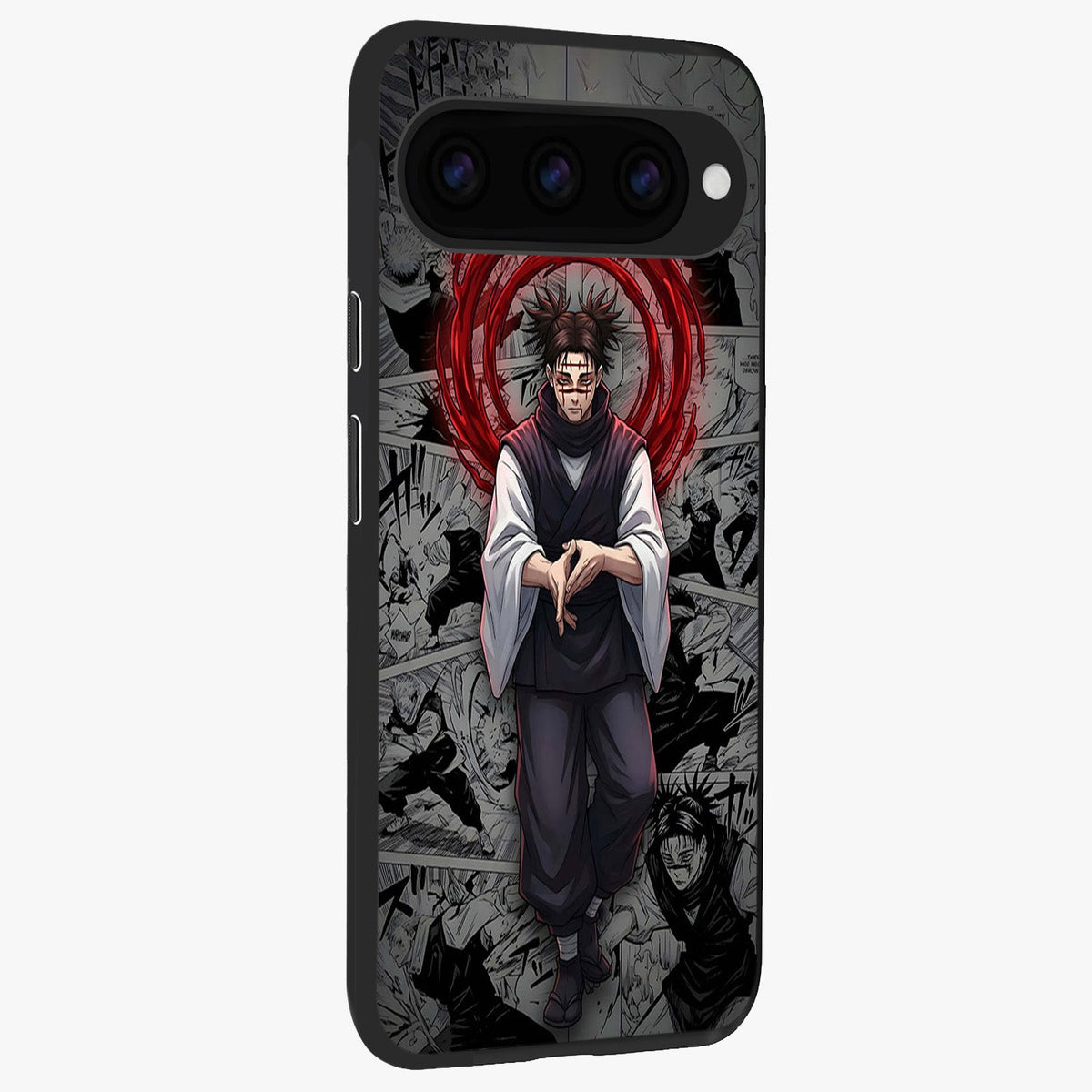 Cursed Ritual Ascension Glass Case upright view showcasing powerful ascension artwork with dark fantasy theme.