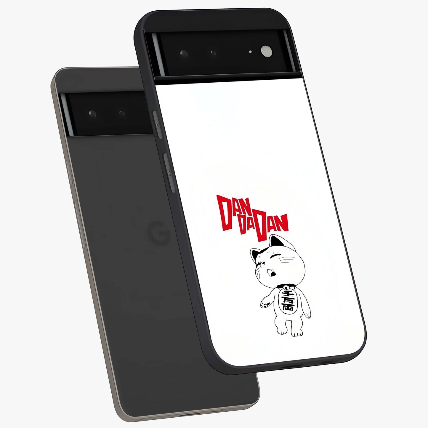 Playful Spirit Charm Glass Case displayed in angled mockup highlighting lively decorative design with playful aesthetic style.