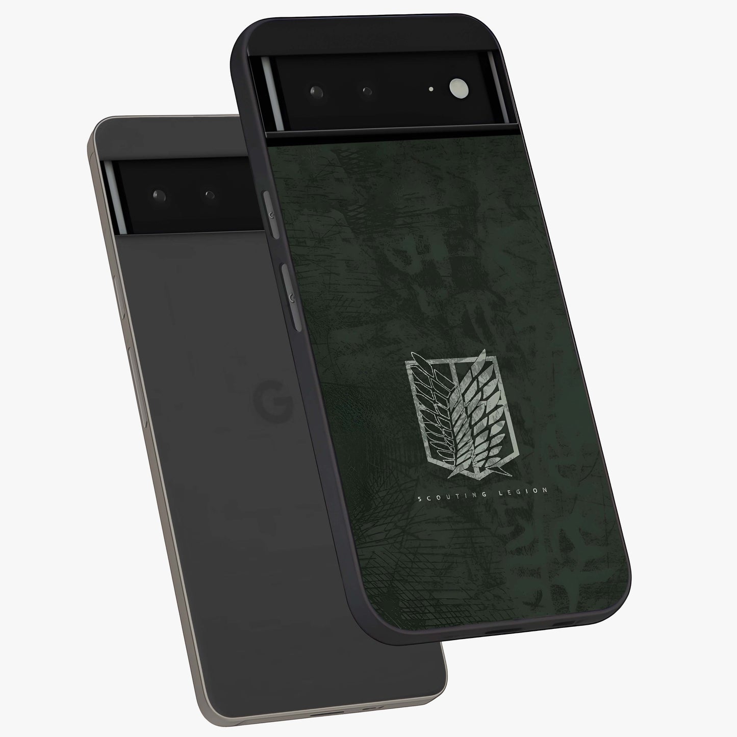 Wings Of Freedom Glass Case displayed in angled mockup highlighting graceful wing design with inspirational aesthetic.