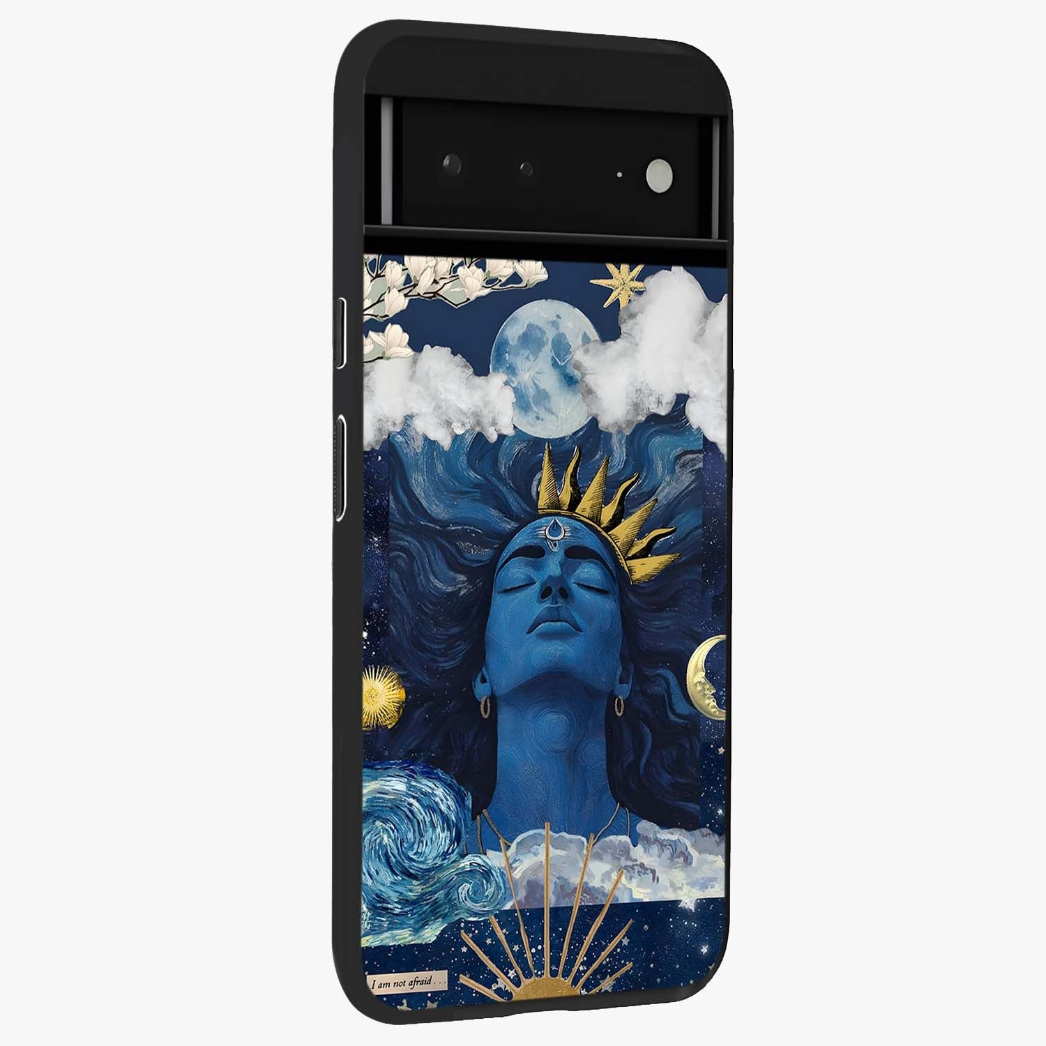 Aesthetic Lord Shiva Glass Case upright view showcasing powerful Lord Shiva artwork with devotional theme.