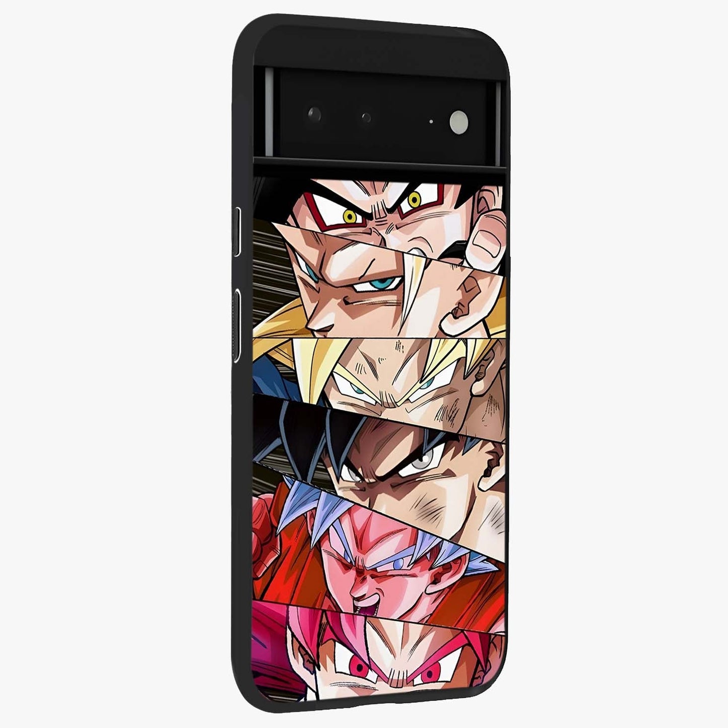 Anime Character Glass Case upright view showcasing expressive anime artwork with bold graphic style.