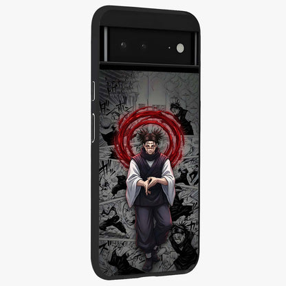 Cursed Ritual Ascension Glass Case upright view showcasing powerful ascension artwork with dark fantasy theme.