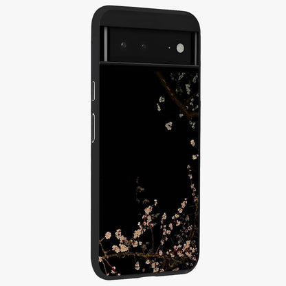 Petal Moon Light With Custom Name Glass Case upright view showcasing elegant floral moon artwork with personalized aesthetic.