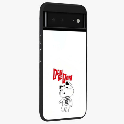Playful Spirit Charm Glass Case upright view showcasing vibrant charm artwork with fun artistic theme.