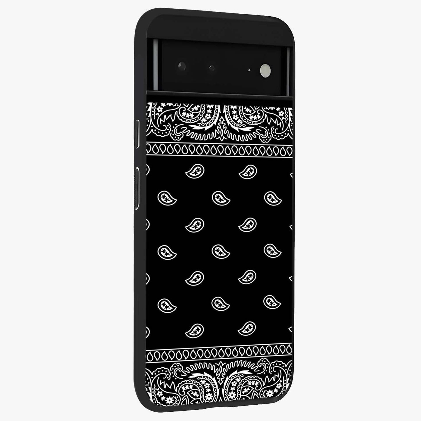 Retro Rebel Threads Glass Case upright view showcasing stylish vintage artwork with bold retro theme.