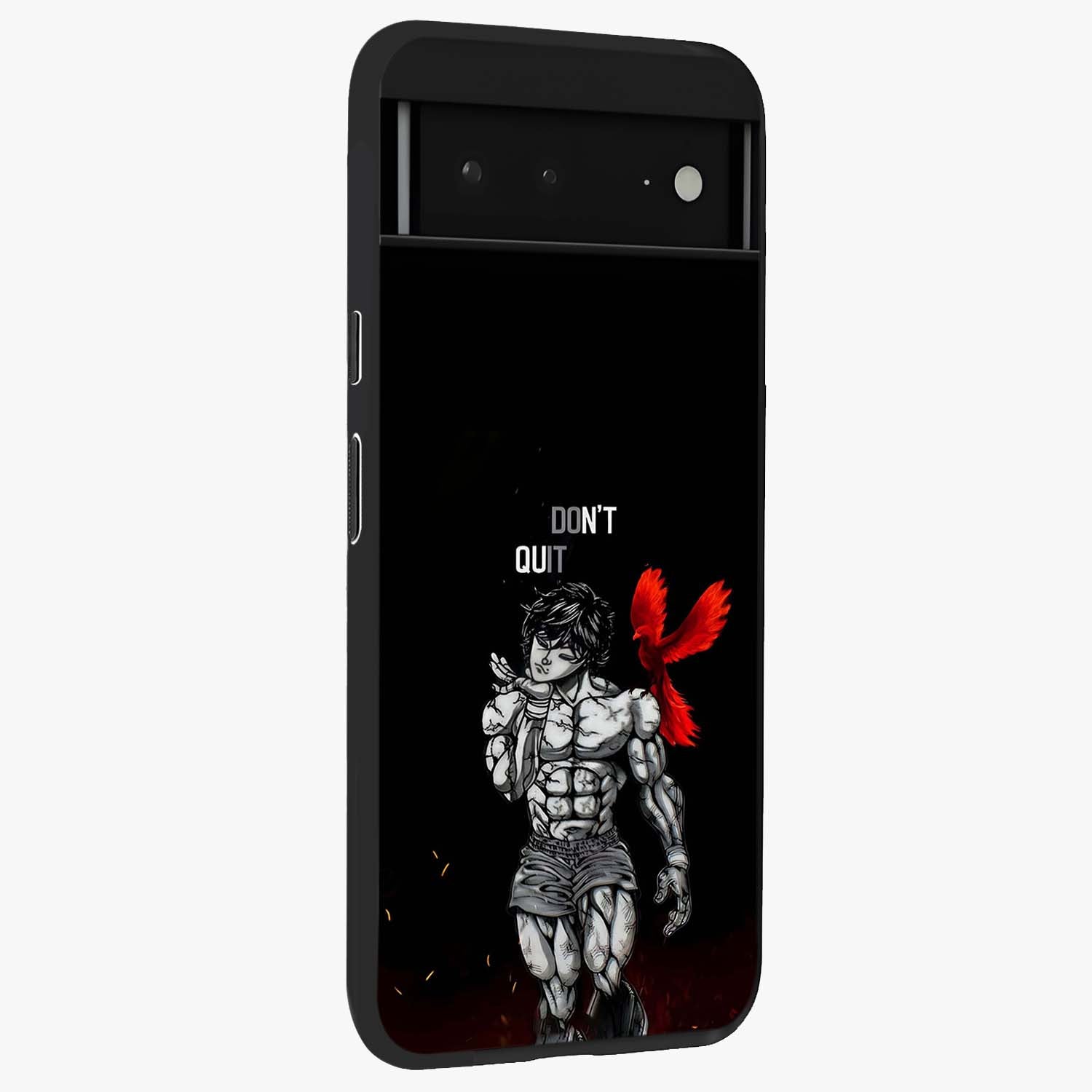 Rise Beyond Limits Glass Case upright view showcasing powerful inspirational artwork with uplifting theme.