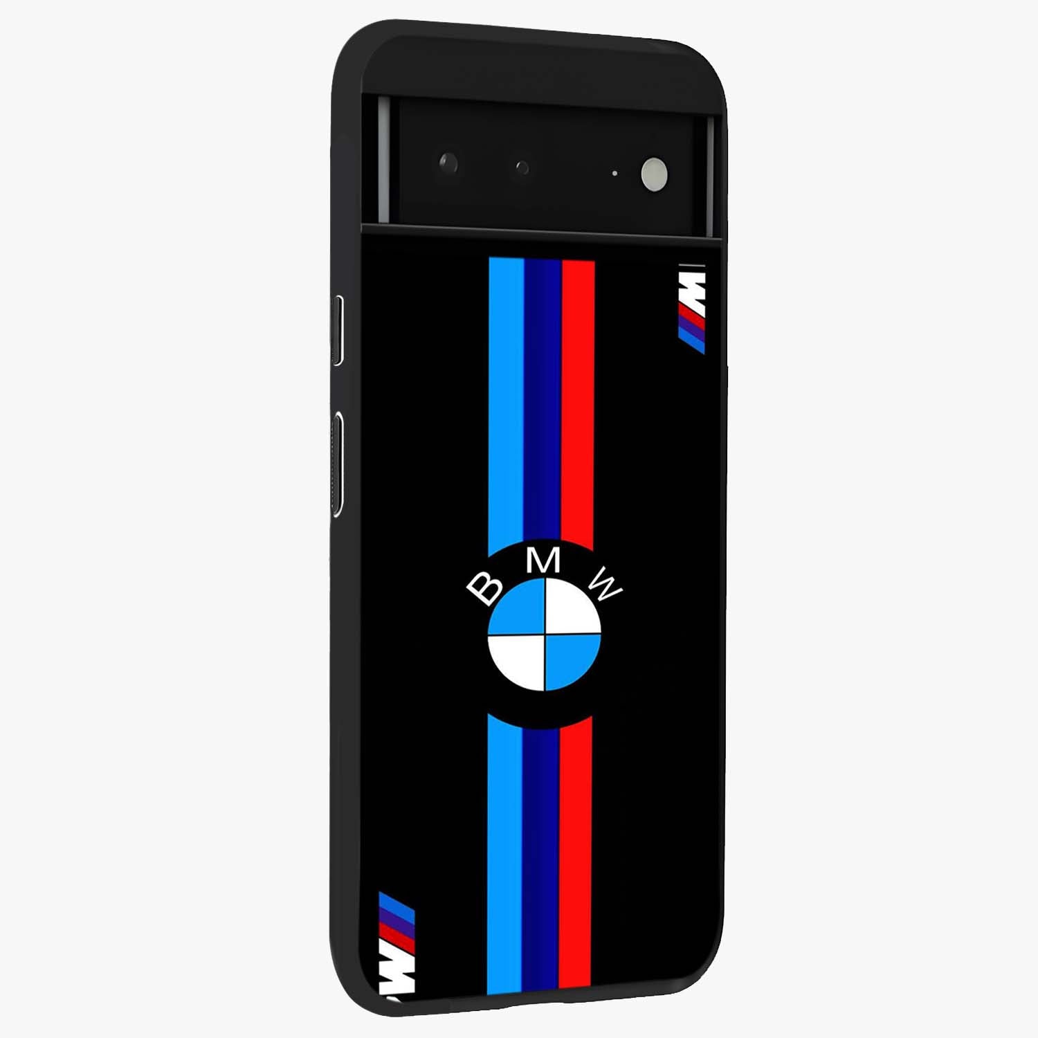 Turbo BMW Beast Glass Case upright view showcasing powerful car artwork with modern motorsport theme.