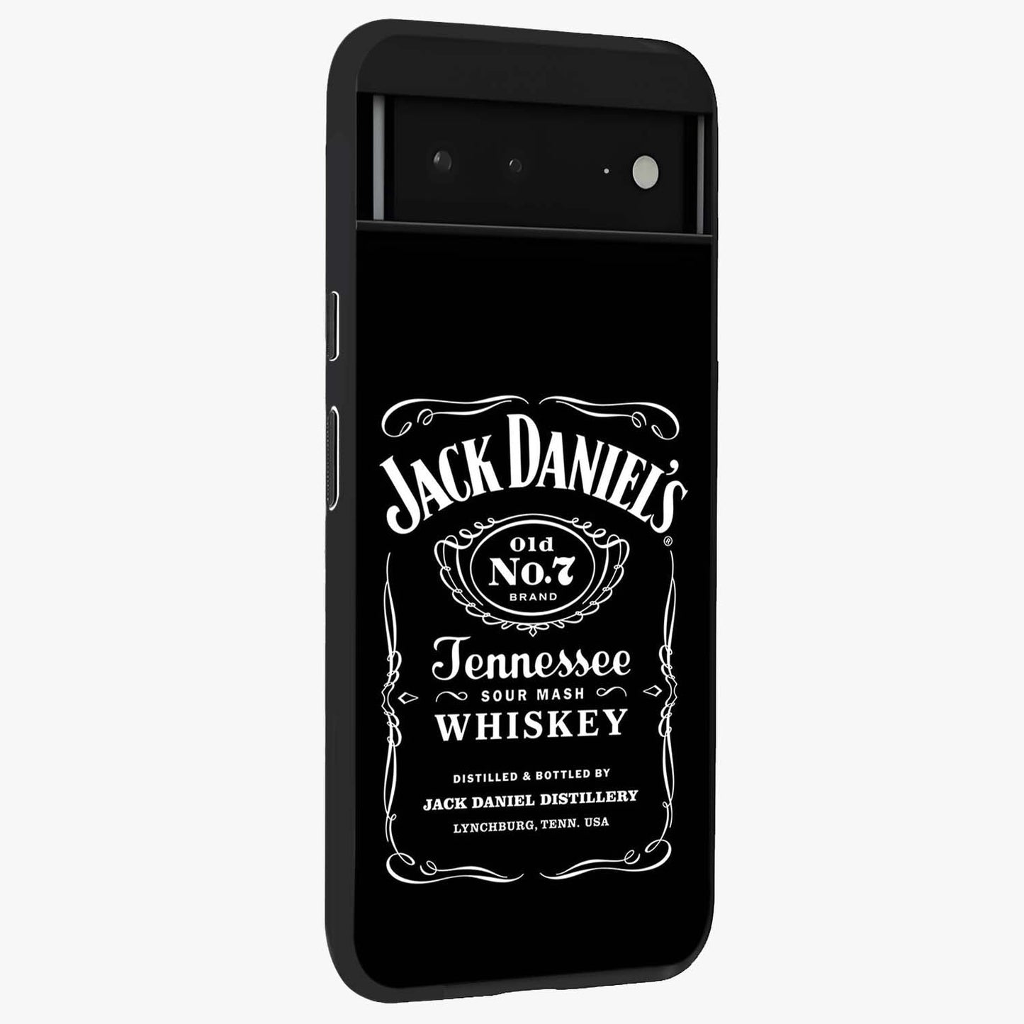 Vintage Whiskey Heritage Glass Case upright view showcasing stylish vintage whiskey artwork with timeless bar culture theme.