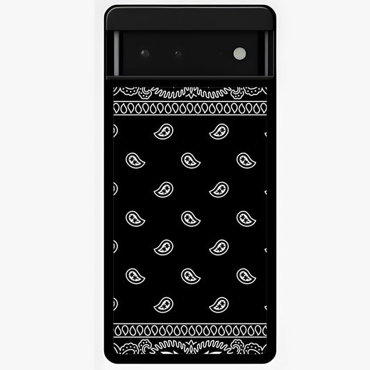 Retro Rebel Threads Glass Case showing flat back view with vintage street style artwork and glossy glass finish.