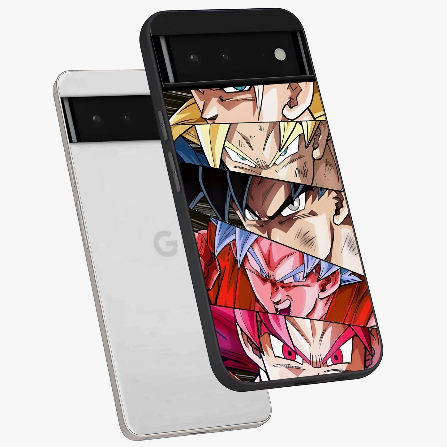 Anime Character Glass Case displayed in angled mockup highlighting colorful anime character illustration.