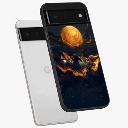 Golden Royal Heritage Glass Case displayed in angled mockup highlighting luxurious heritage design with golden aesthetic style.