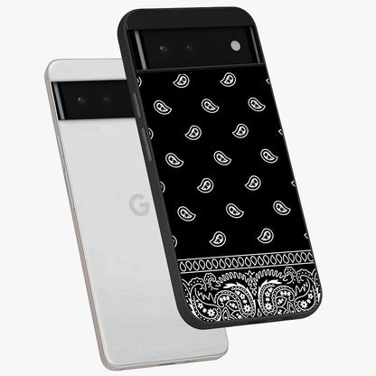 Retro Rebel Threads Glass Case displayed in angled mockup highlighting retro inspired graphic design with rebellious aesthetic.