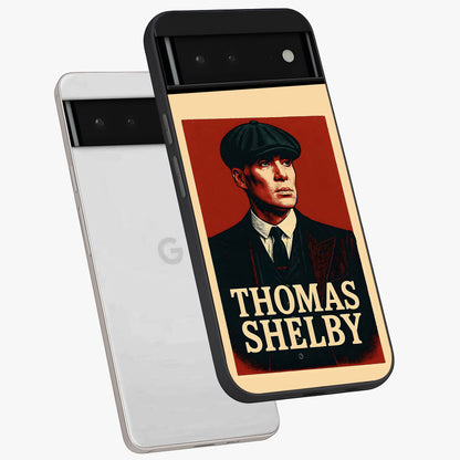 Vintage Mafia Authority Glass Case displayed in angled mockup highlighting powerful retro design with classic gangster aesthetic.