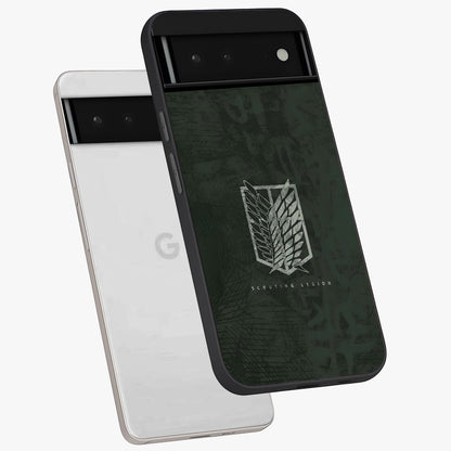 Wings Of Freedom Glass Case displayed in angled mockup highlighting graceful wing design with inspirational aesthetic.
