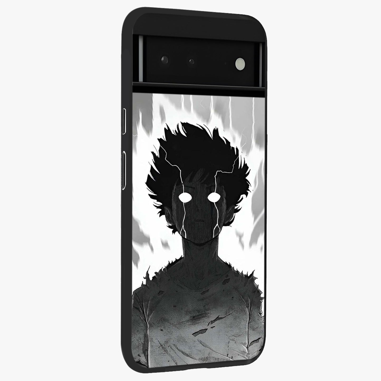 Awakened Inner Rage Glass Case upright view showcasing dramatic artwork with strong expressive aesthetic.