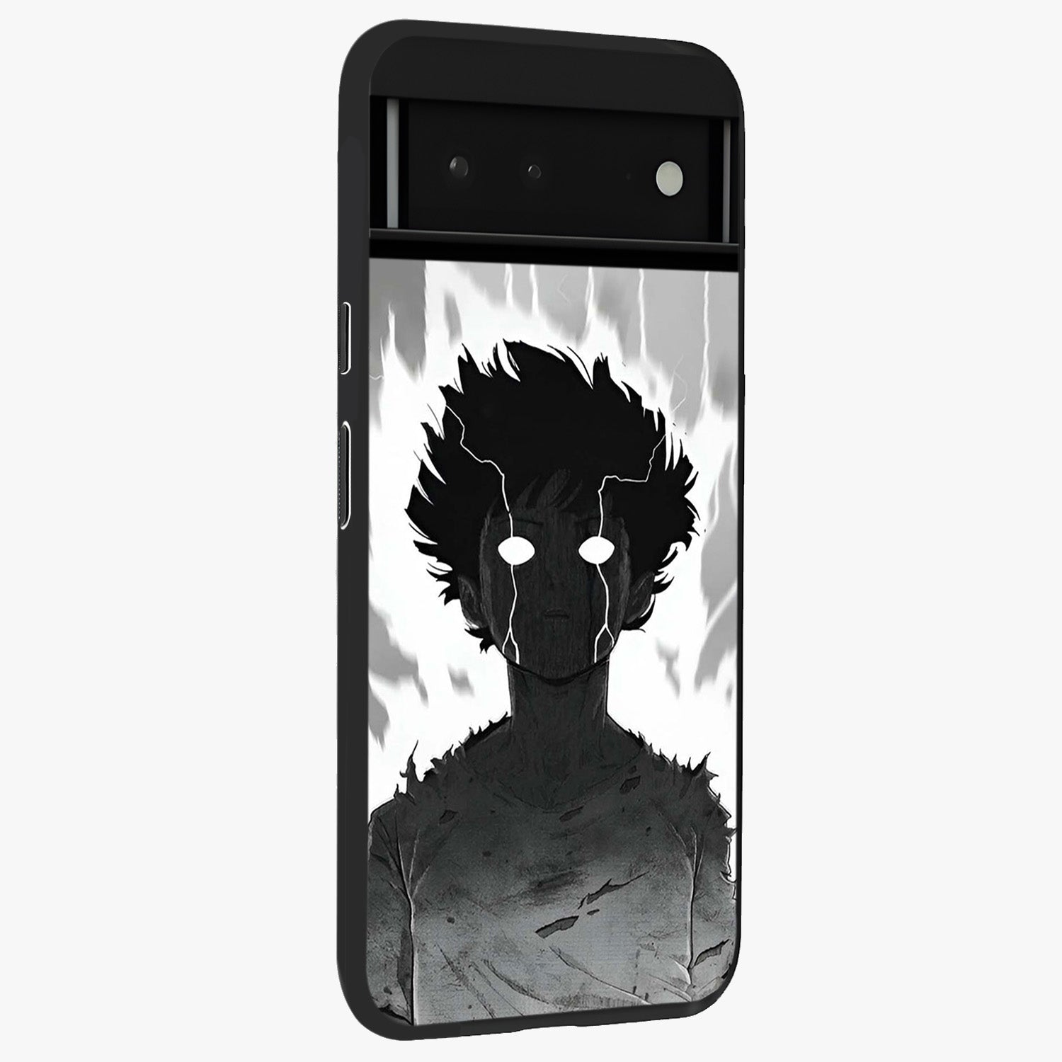 Awakened Inner Rage Glass Case upright view showcasing dramatic artwork with strong expressive aesthetic.