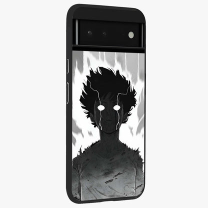 Awakened Inner Rage Glass Case upright view showcasing dramatic artwork with strong expressive aesthetic.