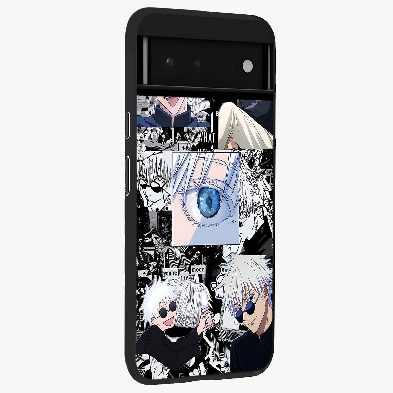 Infinity Sorcerer Chaos Glass Case upright view showcasing dramatic sorcerer artwork with chaotic mystical theme.