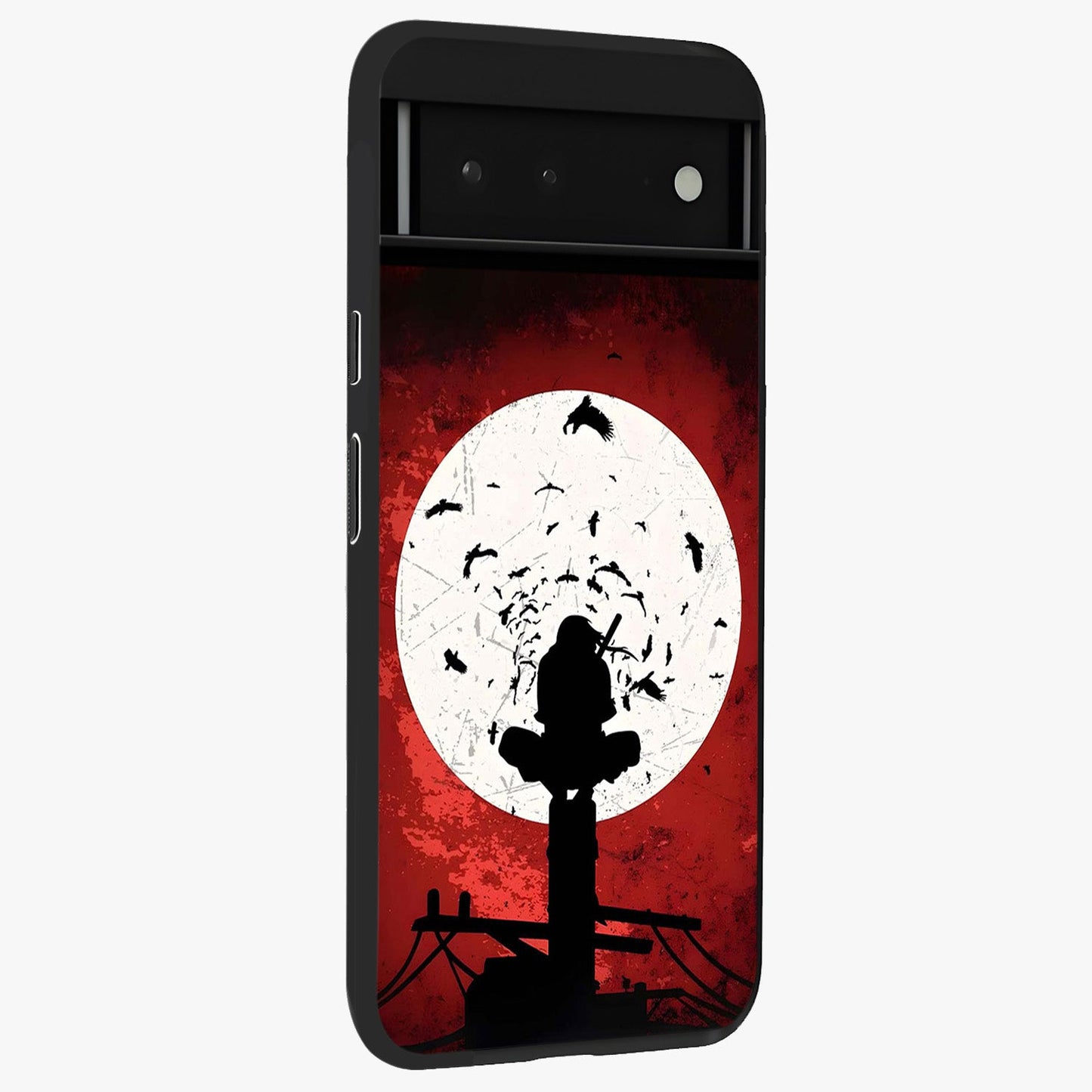 It Comes In Waves Quote Glass Case upright view showcasing calm wave artwork with motivational quote theme.