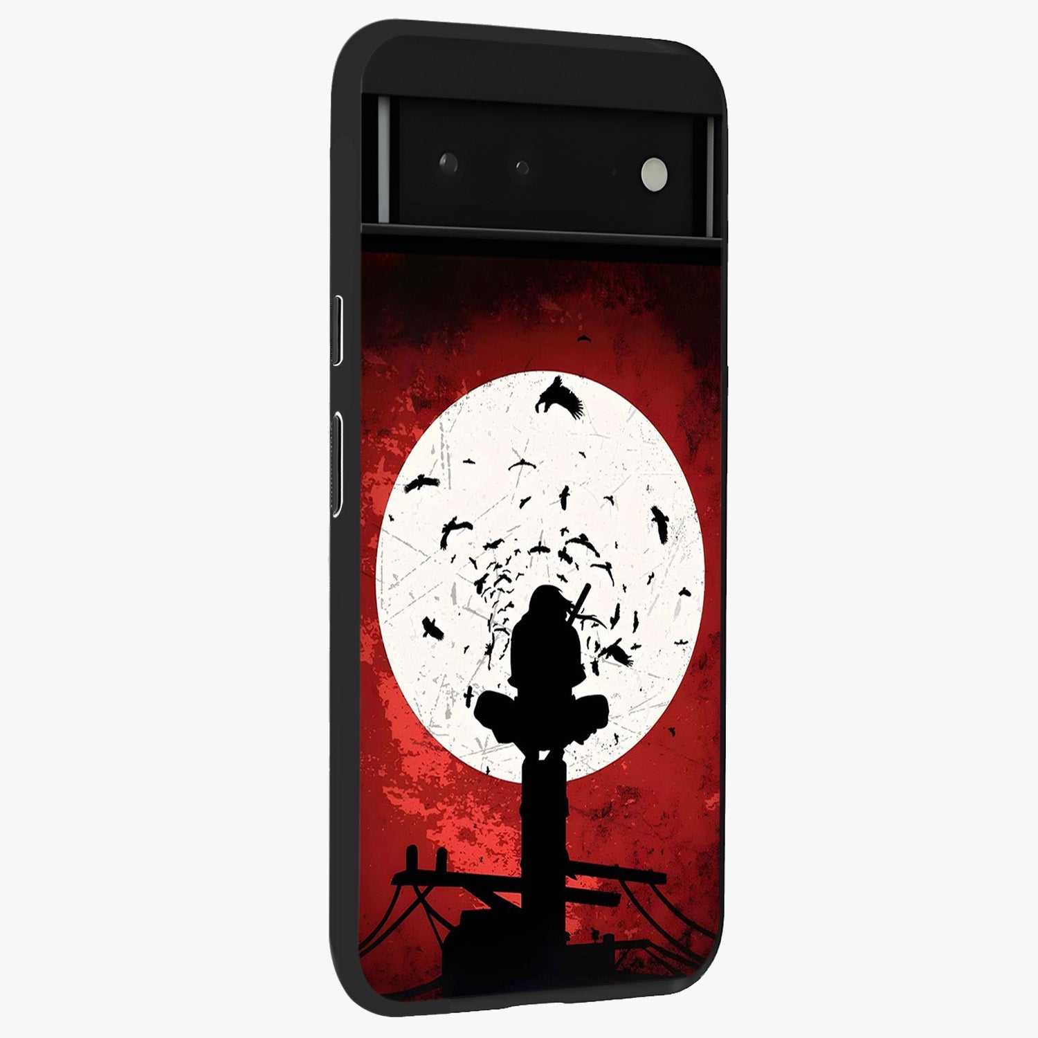 It Comes In Waves Quote Glass Case upright view showcasing calm wave artwork with motivational quote theme.