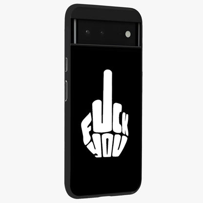 Rebel Mode On Glass Case upright view showcasing striking statement artwork with bold rebellious theme.