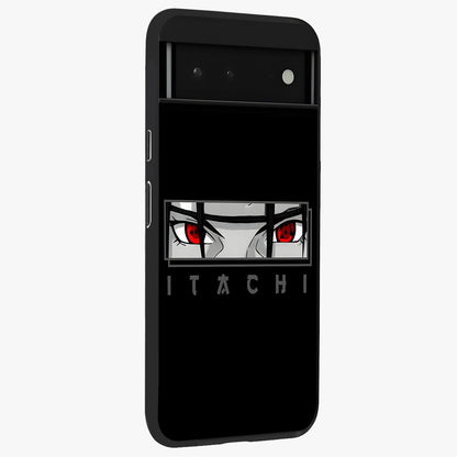 Scarlet Gaze Dominance Glass Case upright view showcasing powerful dramatic artwork with dominant artistic theme.