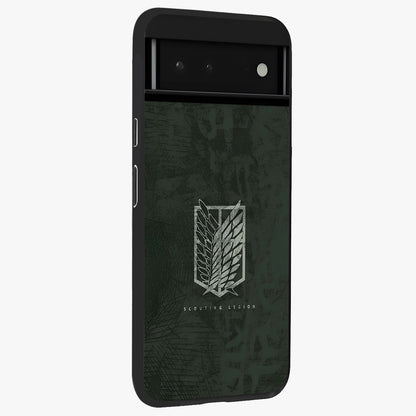 Wings Of Freedom Glass Case upright view showcasing powerful wings artwork with freedom themed design.