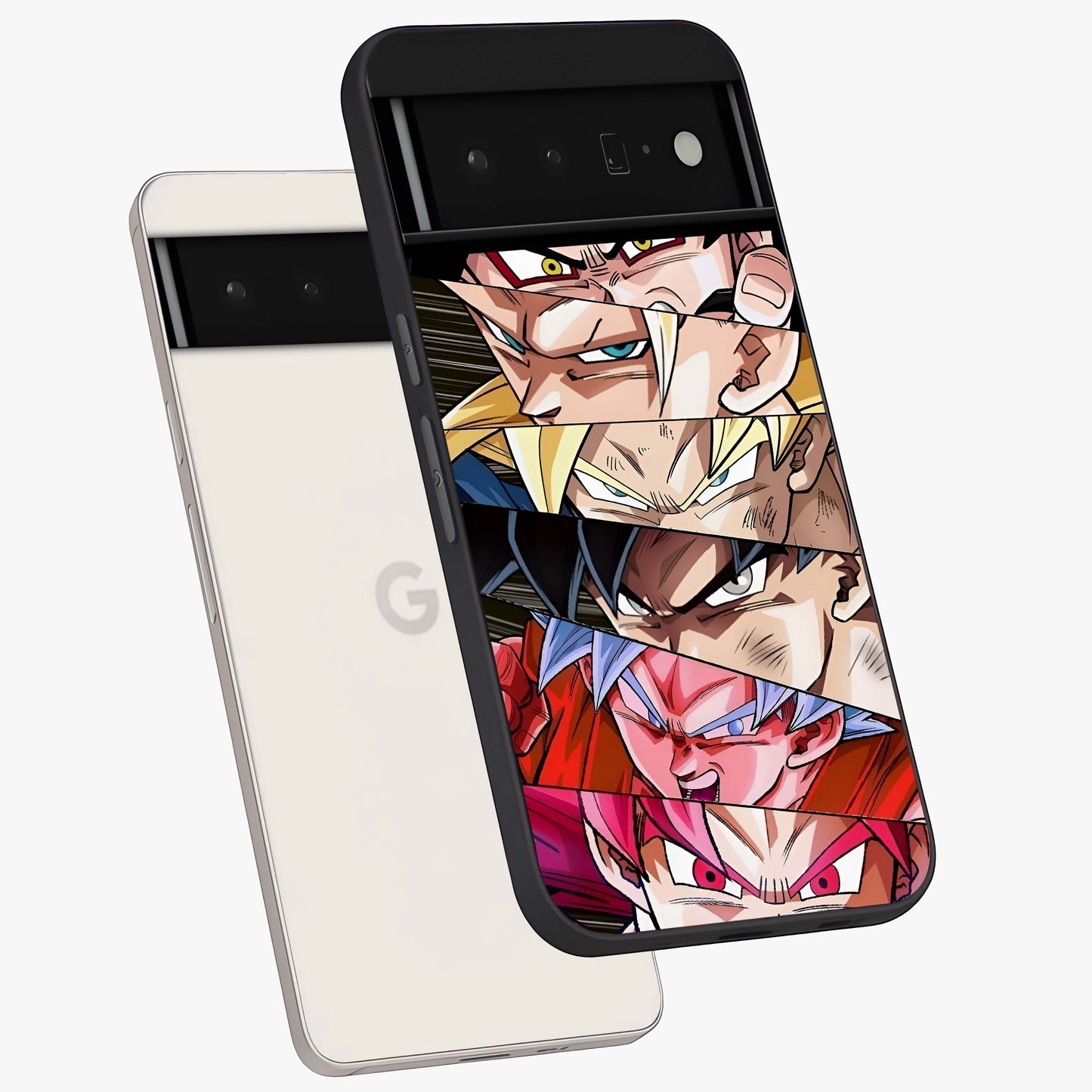 Anime Character Glass Case displayed in angled mockup highlighting colorful anime character illustration.