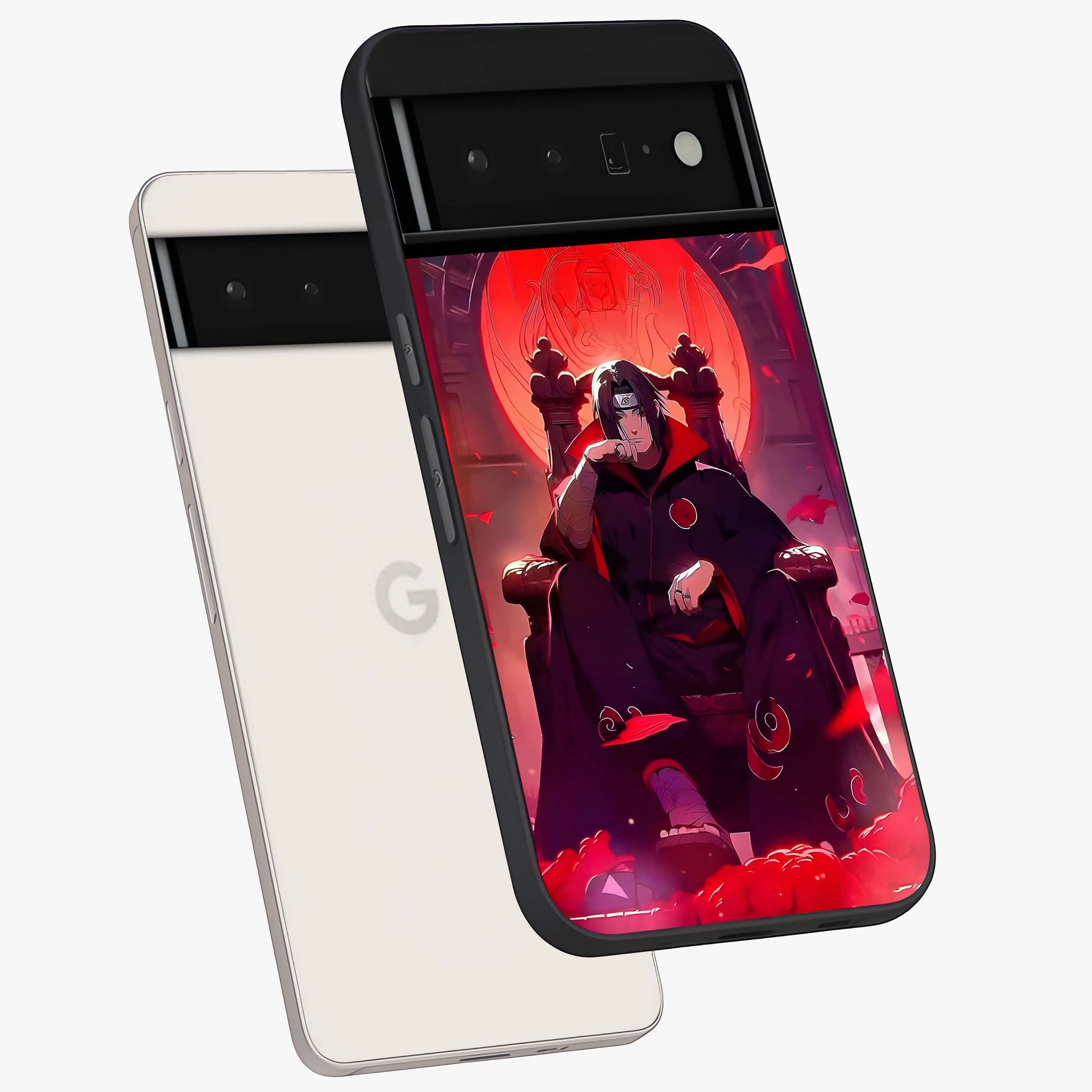 Blood Moon Sovereign Glass Case displayed in angled mockup highlighting dark celestial moon design and dramatic theme.