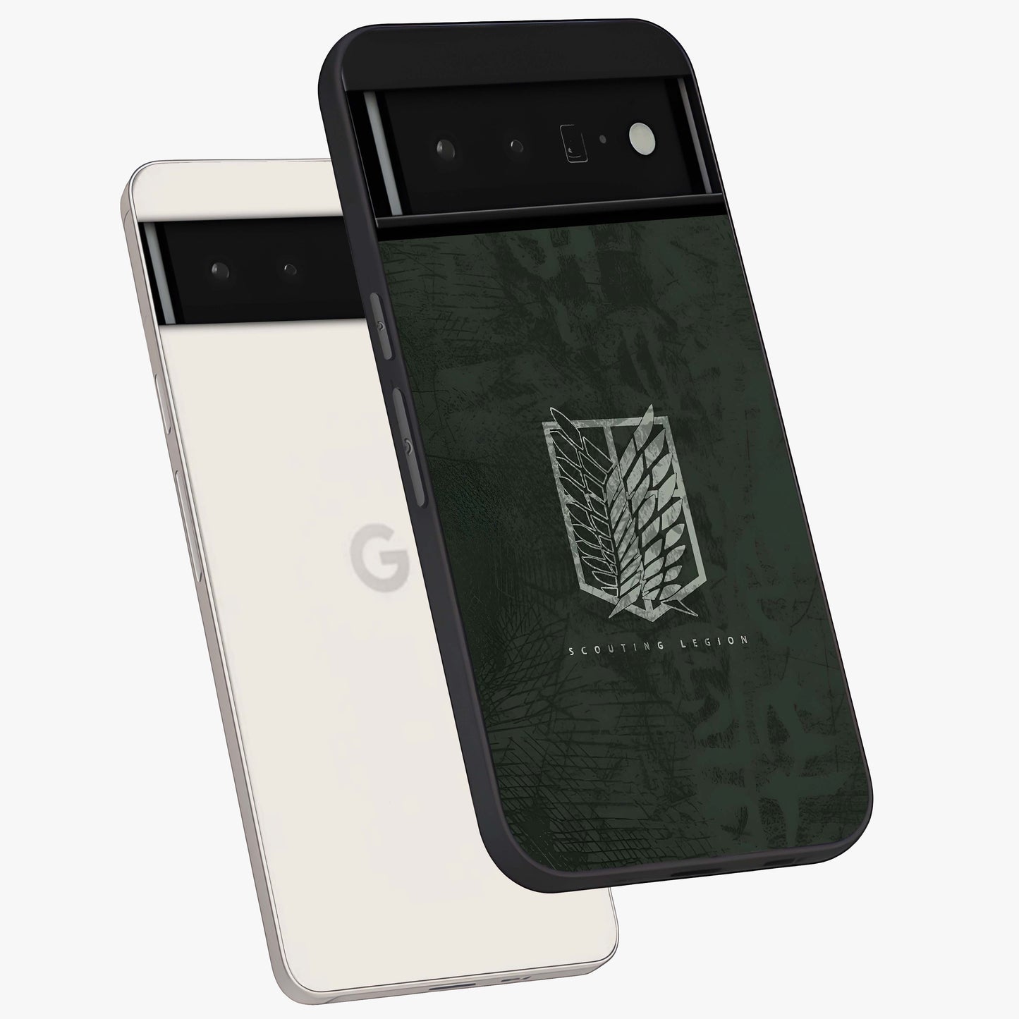 Wings Of Freedom Glass Case displayed in angled mockup highlighting graceful wing design with inspirational aesthetic.