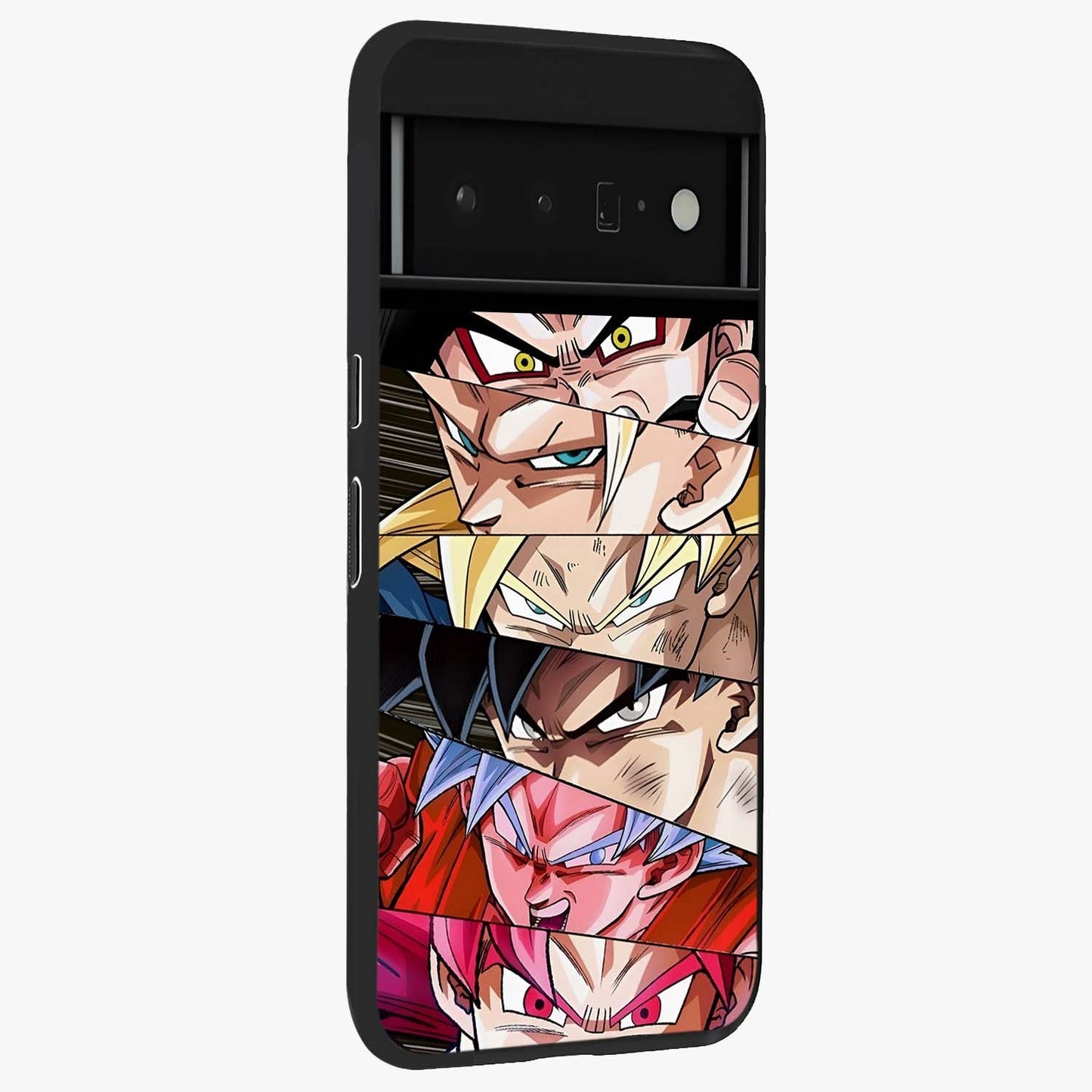 Anime Character Glass Case upright view showcasing expressive anime artwork with bold graphic style.