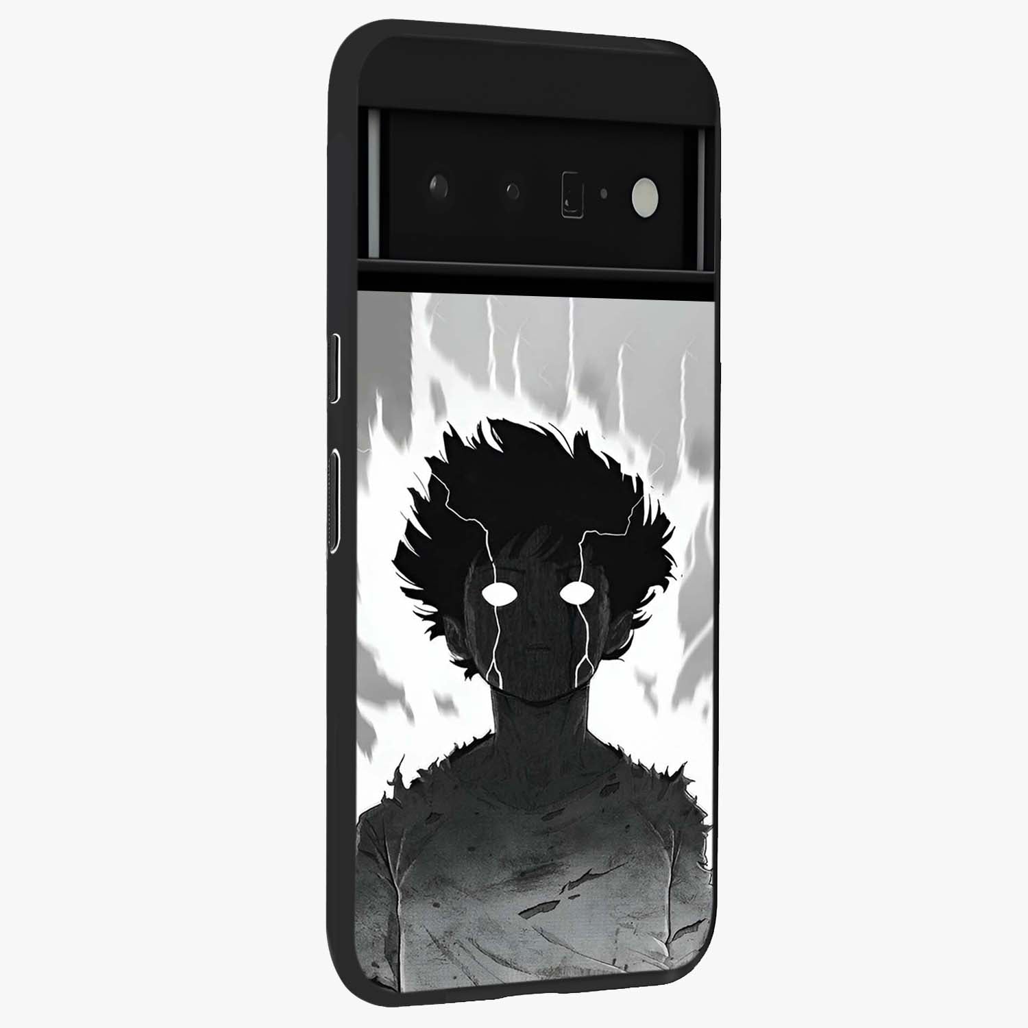 Awakened Inner Rage Glass Case upright view showcasing dramatic artwork with strong expressive aesthetic.