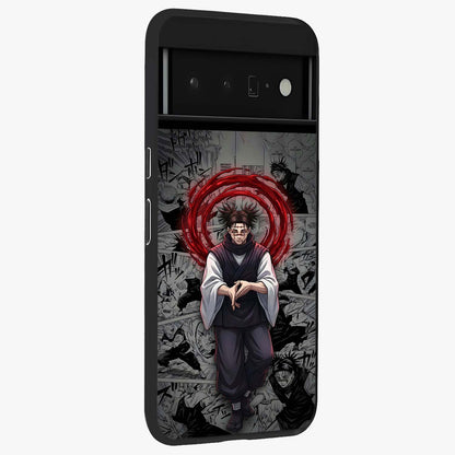 Cursed Ritual Ascension Glass Case upright view showcasing powerful ascension artwork with dark fantasy theme.