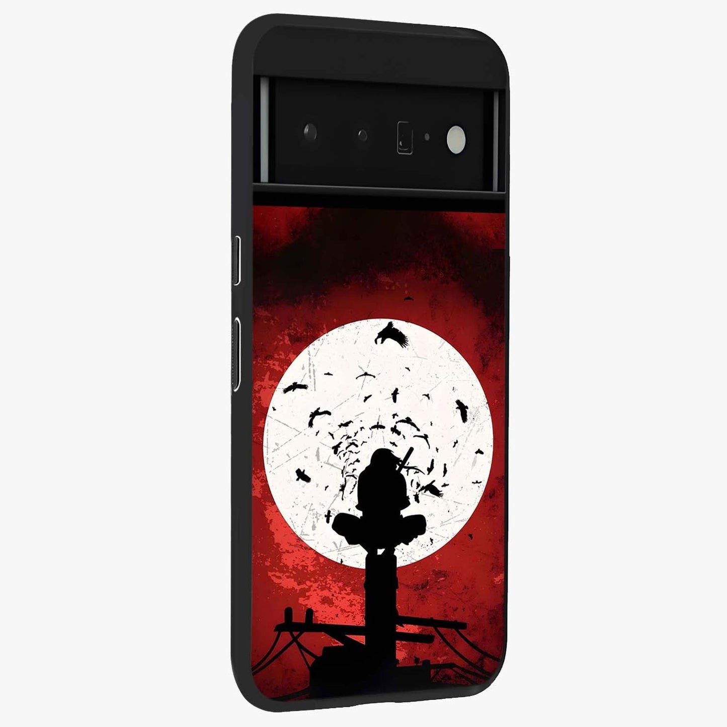 It Comes In Waves Quote Glass Case upright view showcasing calm wave artwork with motivational quote theme.