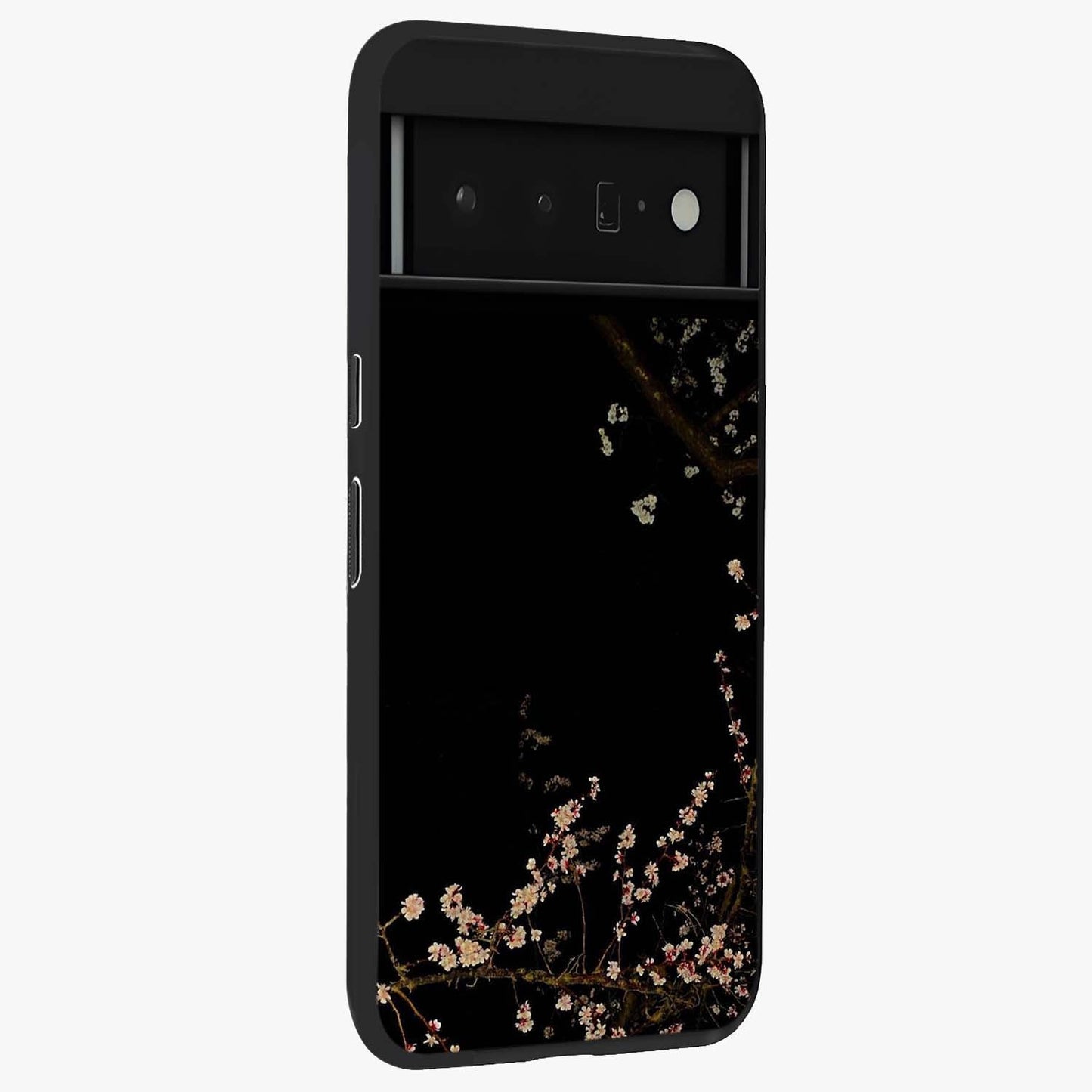Petal Moon Light With Custom Name Glass Case upright view showcasing elegant floral moon artwork with personalized aesthetic.