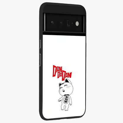 Playful Spirit Charm Glass Case upright view showcasing vibrant charm artwork with fun artistic theme.