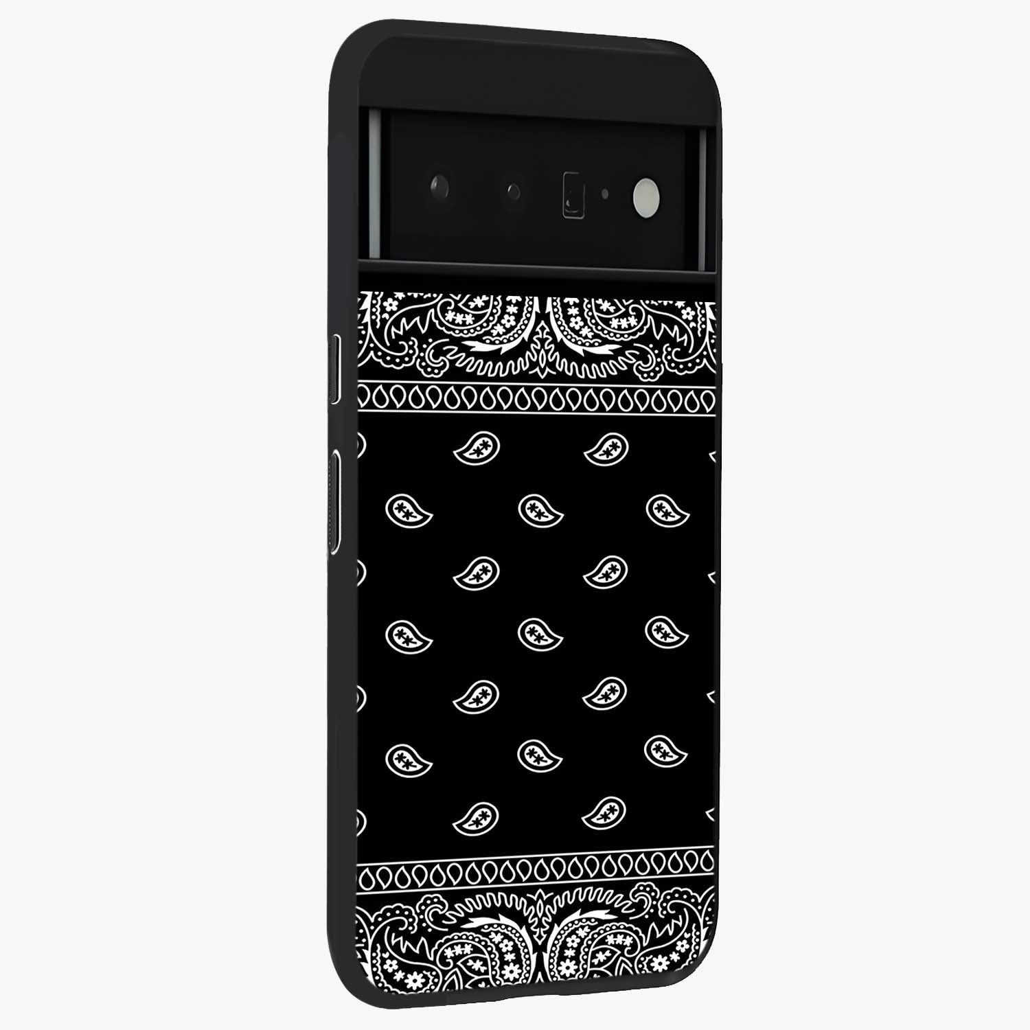 Retro Rebel Threads Glass Case upright view showcasing stylish vintage artwork with bold retro theme.