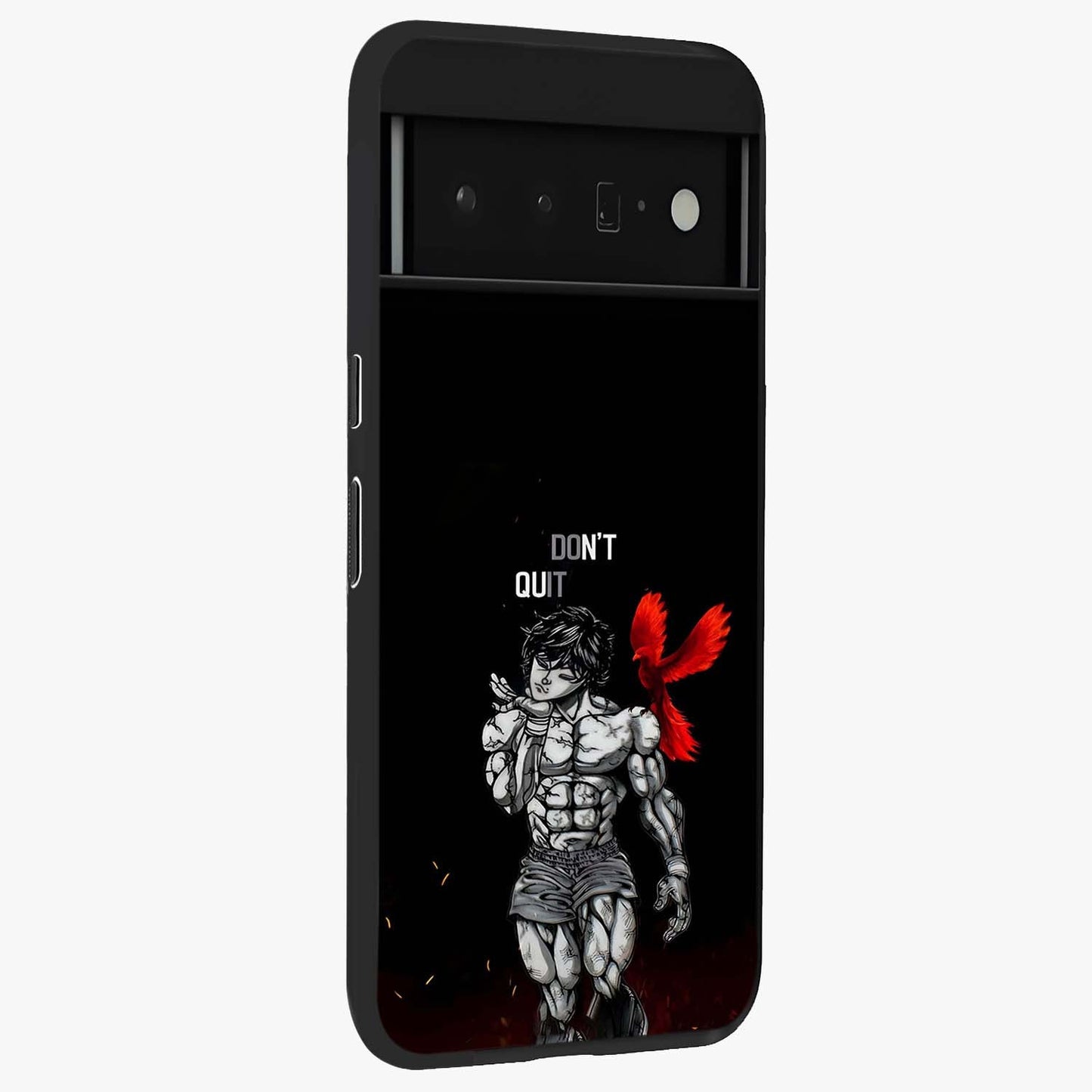 Rise Beyond Limits Glass Case upright view showcasing powerful inspirational artwork with uplifting theme.