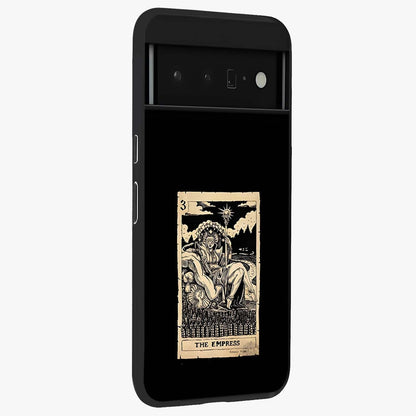 The Empress Glass Case upright view showcasing powerful empress themed artwork with luxurious artistic theme.