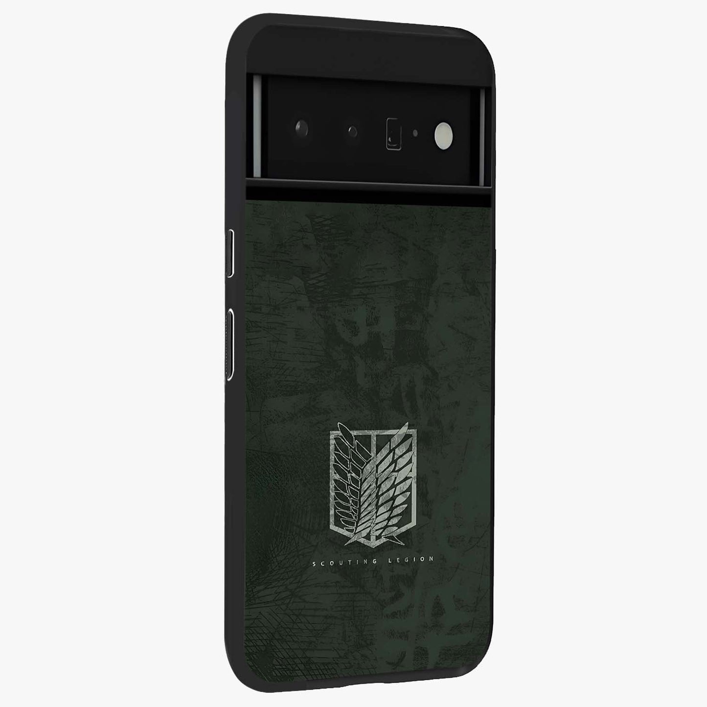 Wings Of Freedom Glass Case upright view showcasing powerful wings artwork with freedom themed design.