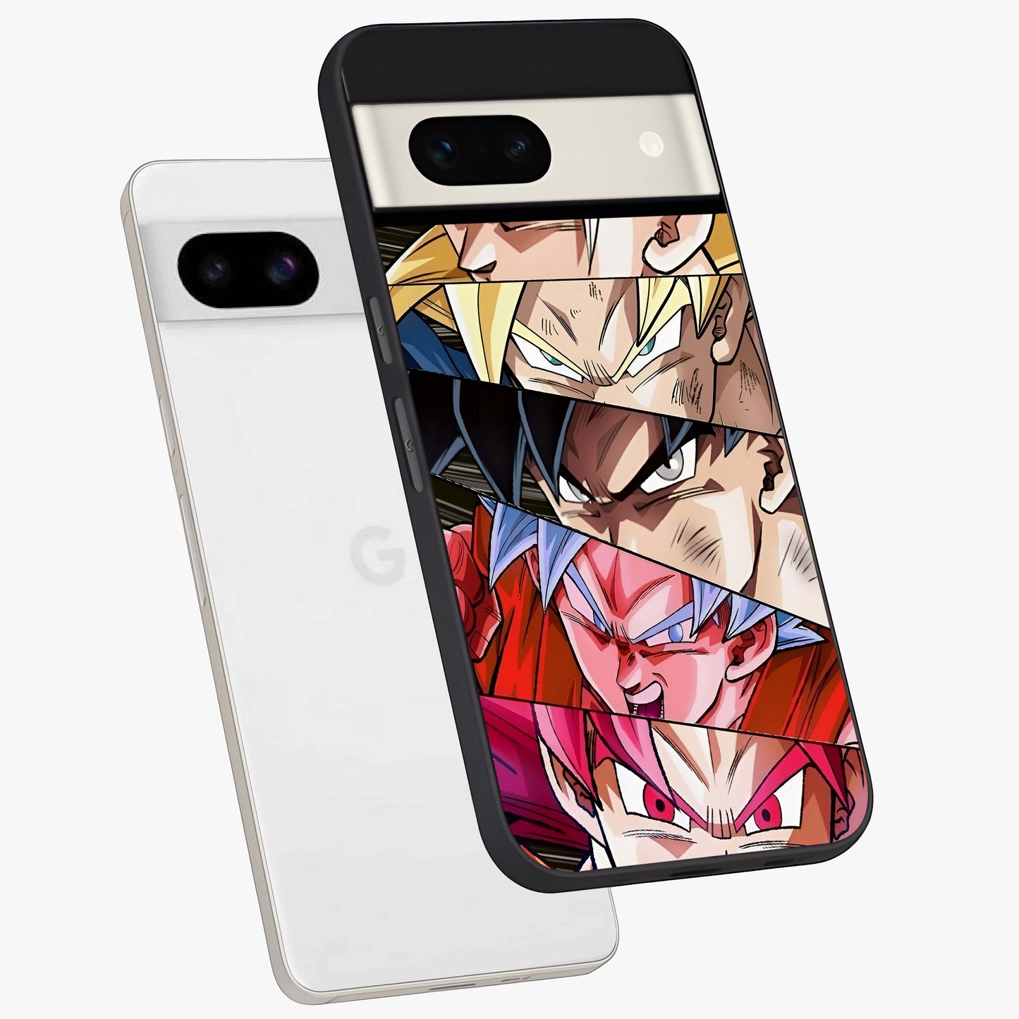 Anime Character Glass Case displayed in angled mockup highlighting colorful anime character illustration.