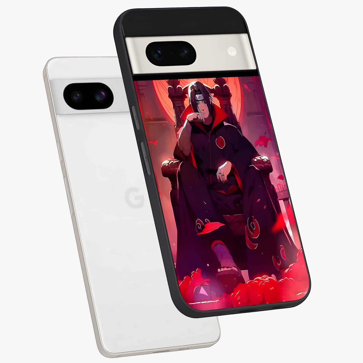 Blood Moon Sovereign Glass Case displayed in angled mockup highlighting dark celestial moon design and dramatic theme.